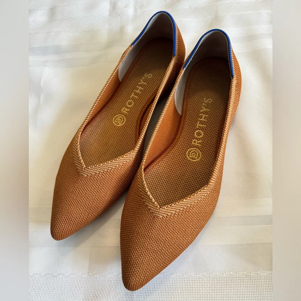 Rothy's OG Fawn Points EUC Size 8.5 - Picture 2 of 5